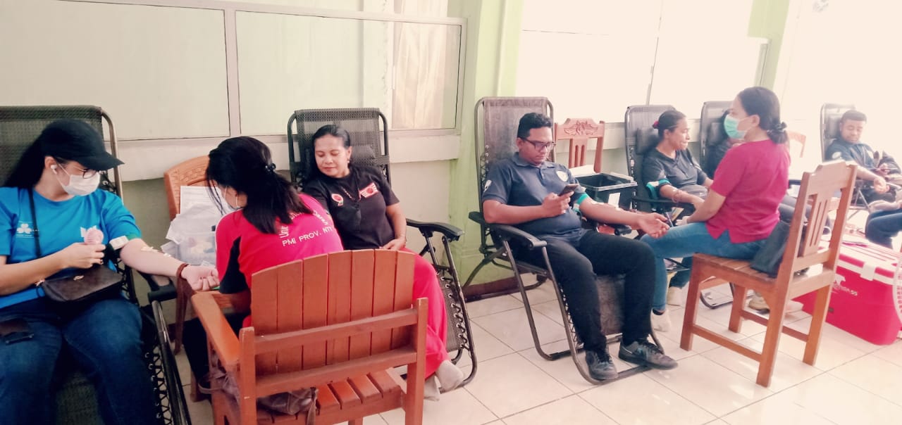 PKN Kota Kupang Gelar Donor Darah di CFD, Terkumpul 45 Kantong Darah