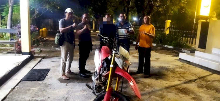 Pria di Kupang Ini Ditangkap Polisi Setelah Seminggu Gelapkan Sepeda Motor Dinas Kehutanan
