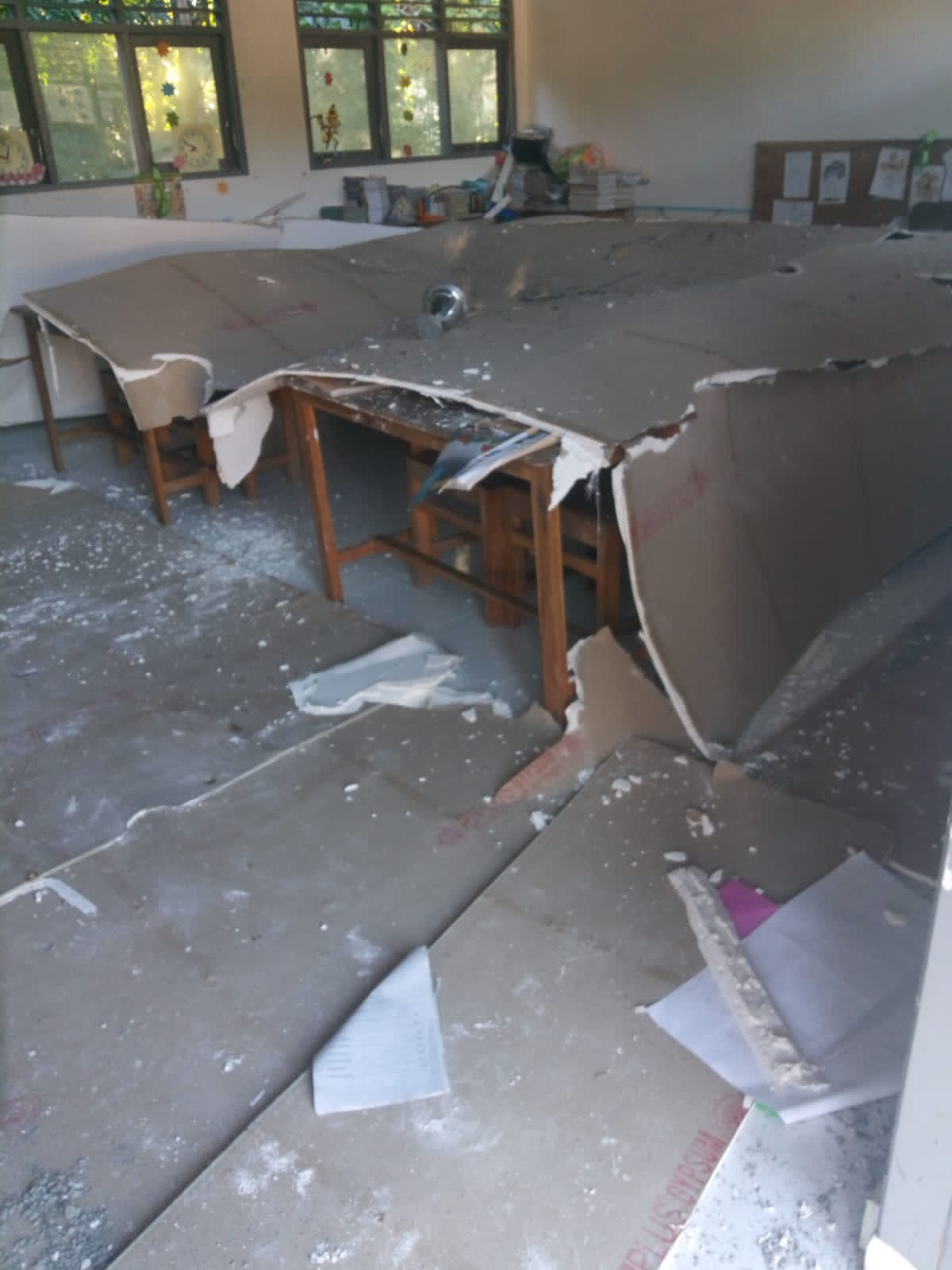 Plafon SDI Besmarak-Kupang Ambruk, Proyek APBN 2021, Dilidik Jaksa