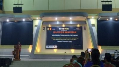 PERDANA! BEM FISIP Unwira Kupang Gelar Festival Akustik, Paksa Diri Band Juara 1