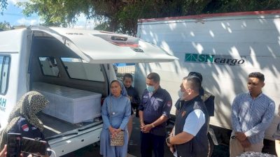 Jenazah PMI Asal NTT di Malaysia Tiba di Kupang, Dijemput Satgas TPPO Polda