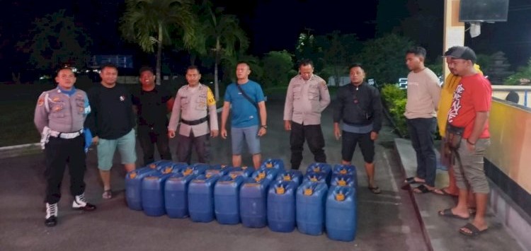 Polres Ende Gagalkan Pengiriman 735 Liter Moke dari Aimere ke Maumere