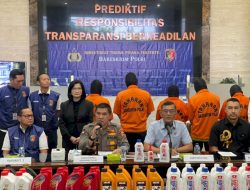 Polisi Bongkar Produksi Oli Palsu, Lima Tersangka Ditangkap
