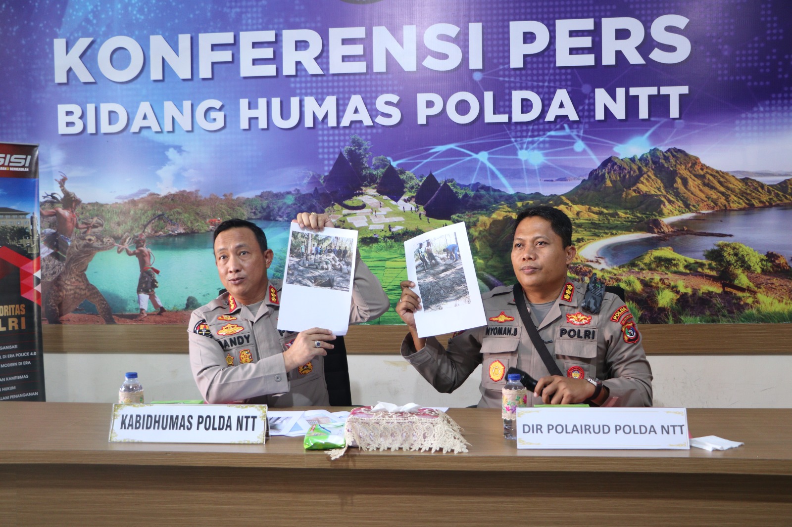 Ditpolairud Polda NTT Ungkap Bunker Bahan Pembuatan Bom Ikan