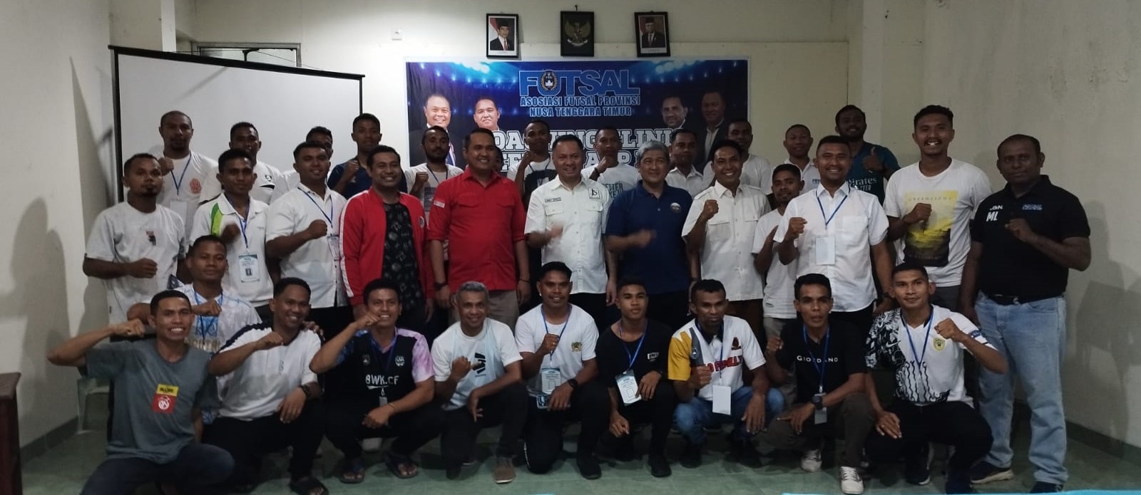 Ridwan Angsar Buka Coaching Clinic Wasit Futsal Level 2 yang Digelar AFP NTT