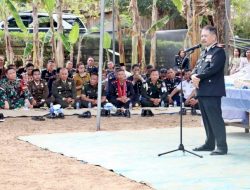 Kapolres Belu Rayakan Hari Bhayangkara Ke-77 dengan Warga Perbatasan Secara Sederhana