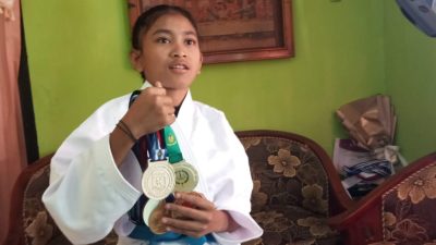 Milan Ndilu, Karateka Muda NTT dengan Sederet Prestasi, Juara 1 Kejurnas di Malang