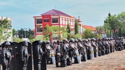 Polda NTT Siagakan 460 Personel Amankan ASEAN Ministerial Meeting On Transnational Crime Ke-17 di Labuan Bajo