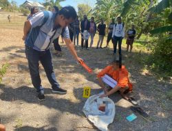 Polres Kupang Rekonstruksi Kasus Pembuangan Bayi, Tersangka Peragakan 18 Adegan