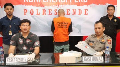 Polres Ende Tangkap Penganiaya ODGJ yang Viralkan Aksinya di Medsos, Kabur ke Bali