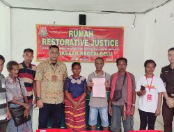 Kejari Belu Kembali Sukses Selesaikan Kasus Penganiayaan Secara Restorative Justice