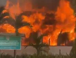 Dua Gedung Milik Dinas Pertanian NTT di Kupang Hangus Terbakar