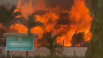 Dua Gedung Milik Dinas Pertanian NTT di Kupang Hangus Terbakar
