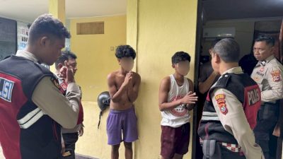 Pesta Miras di Pinggir Jalan, Polisi Amankan Dua Pemuda Mabuk di Kupang