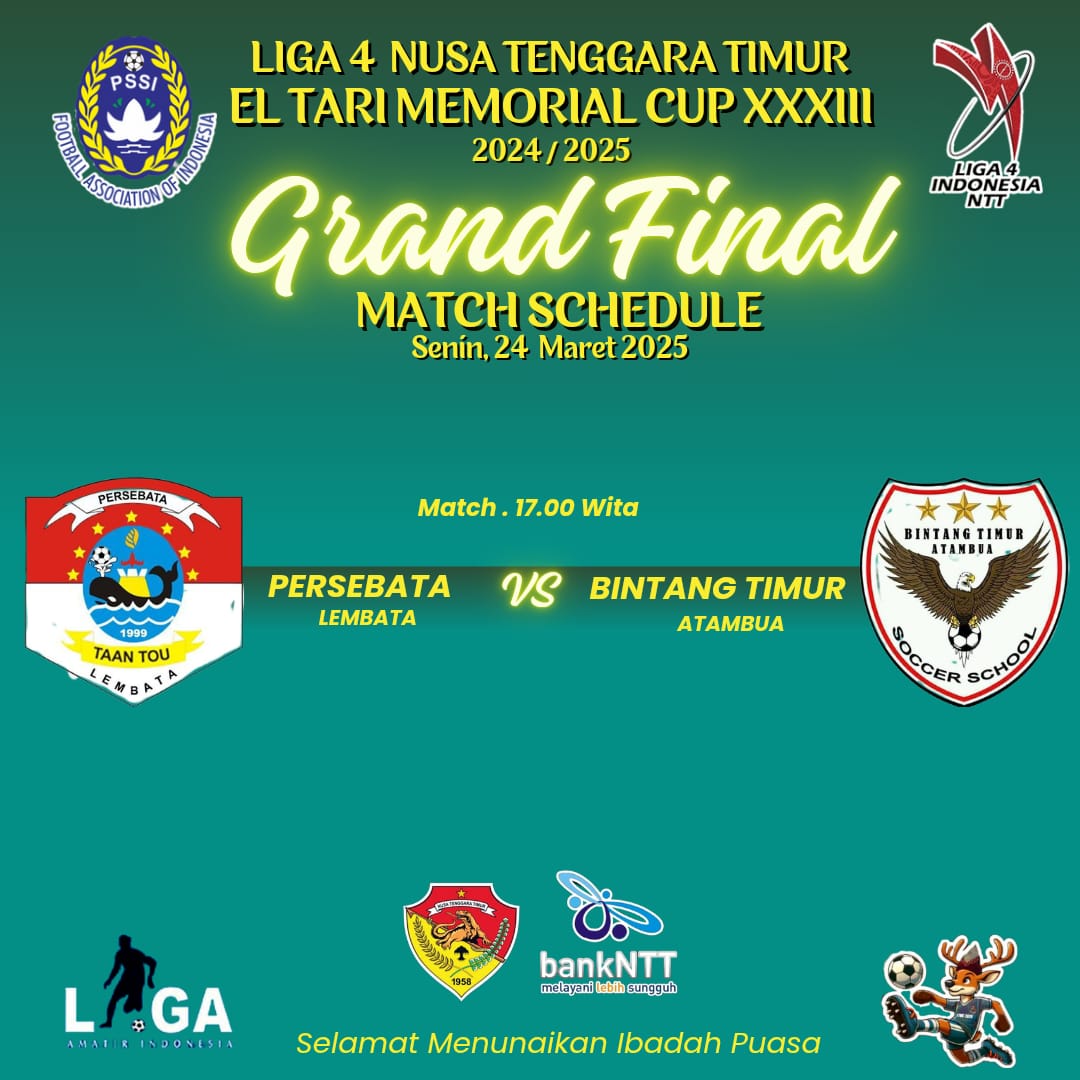 Siapa Juara Liga 4 NTT ETMC XXXIII? Bintang Timur Atambua atau Persebata Lembata?