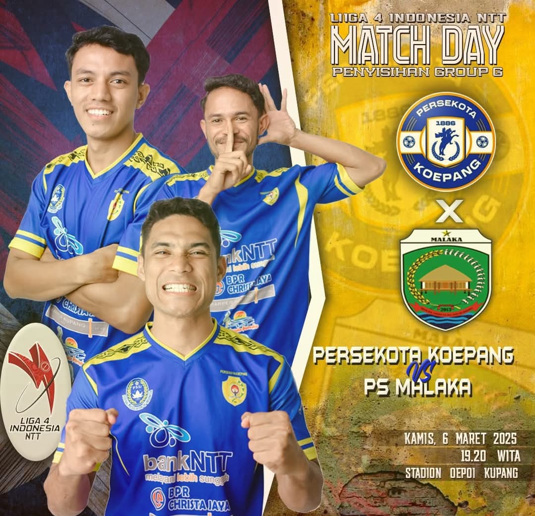 Big Match Liga 4 NTT ETMC XXXIII: Persekota Koepang vs PS Malaka, Ulangan Duel Sengit di ETMC Rote Ndao