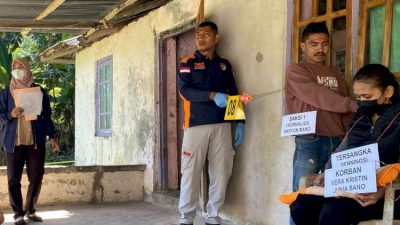 Bayi Tewas Akibat Sabetan Parang, Rekonstruksi Ungkap Aksi Brutal Sang Ibu