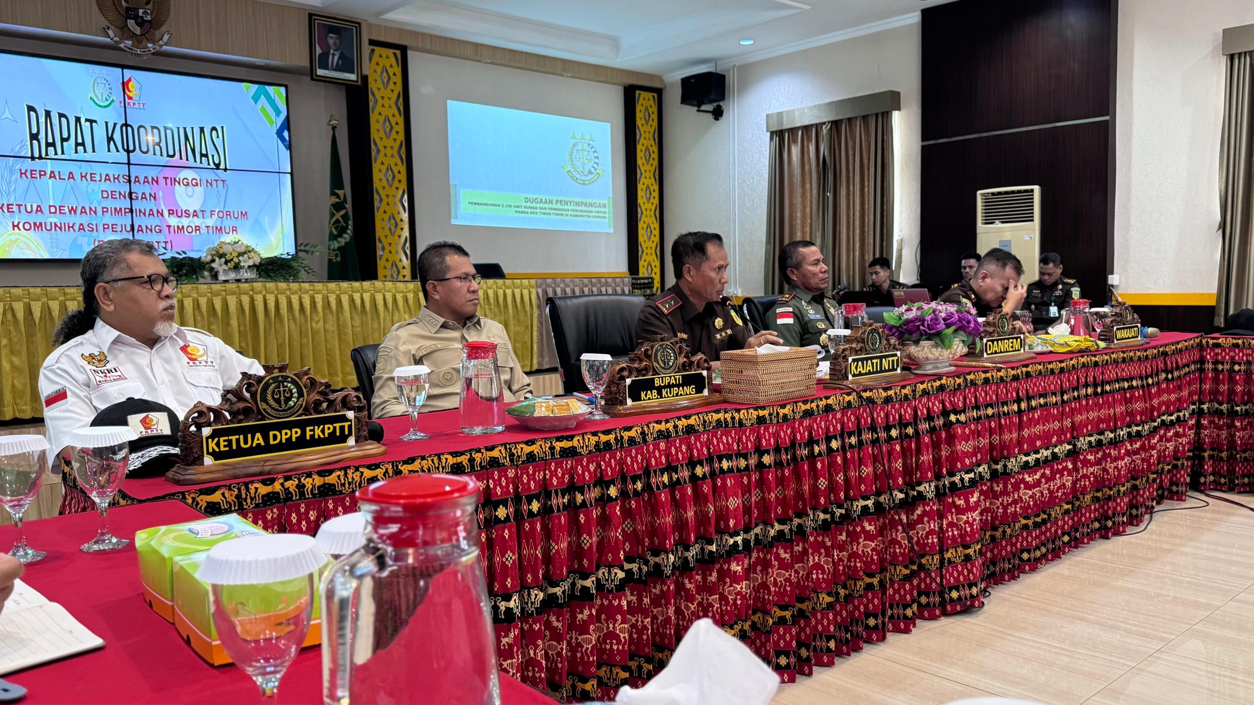 Kejati NTT Gelar Rapat Tertutup dengan Eurico Guterres, Nasib 2.100 Rumah Eks Pejuang Timtim Kian Dinanti