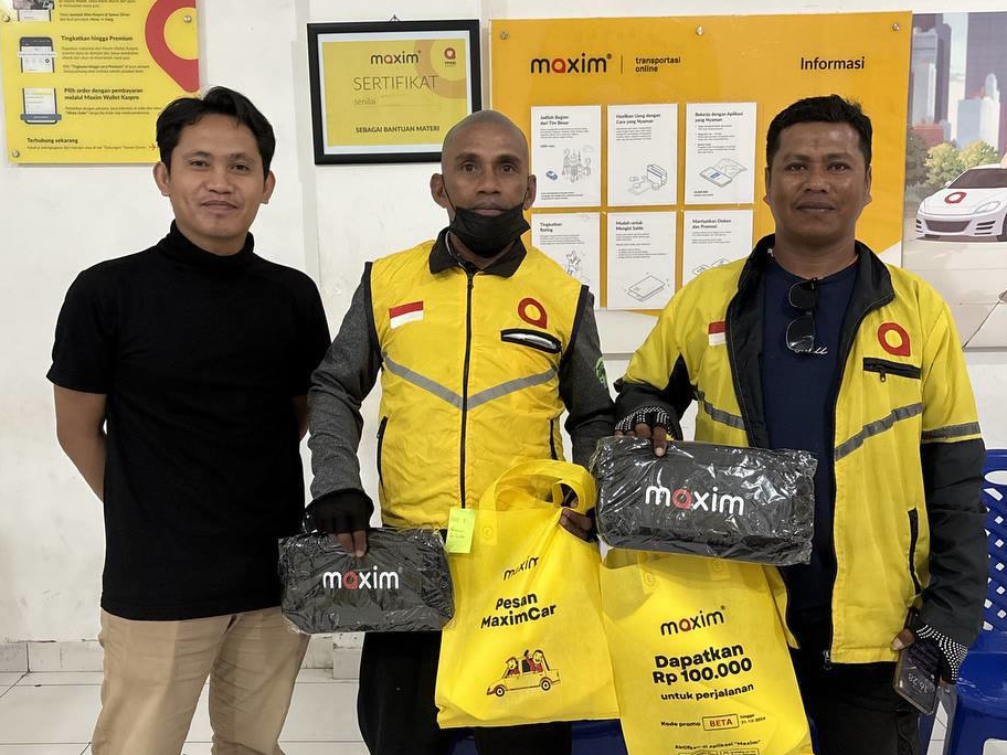 Maxim Kupang Apresiasi 20 Mitra Pengemudi Terbaik Lewat Program Best Driver