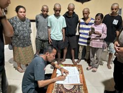 Polres Alor Pulangkan Lima Pemuda Welai Barat