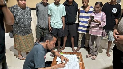 Polres Alor Pulangkan Lima Pemuda Welai Barat