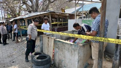 Tragis! Bayi Baru Lahir Ditemukan Tak Bernyawa di Tempat Sampah, Polisi Buru Pelaku