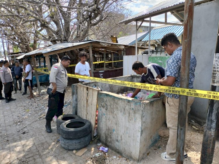 Tragis! Bayi Baru Lahir Ditemukan Tak Bernyawa di Tempat Sampah, Polisi Buru Pelaku