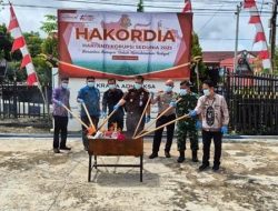 Cegah Penyalahgunaan, Kejari Barito Utara Musnahkan Barang Bukti 32 Perkara Inkracht