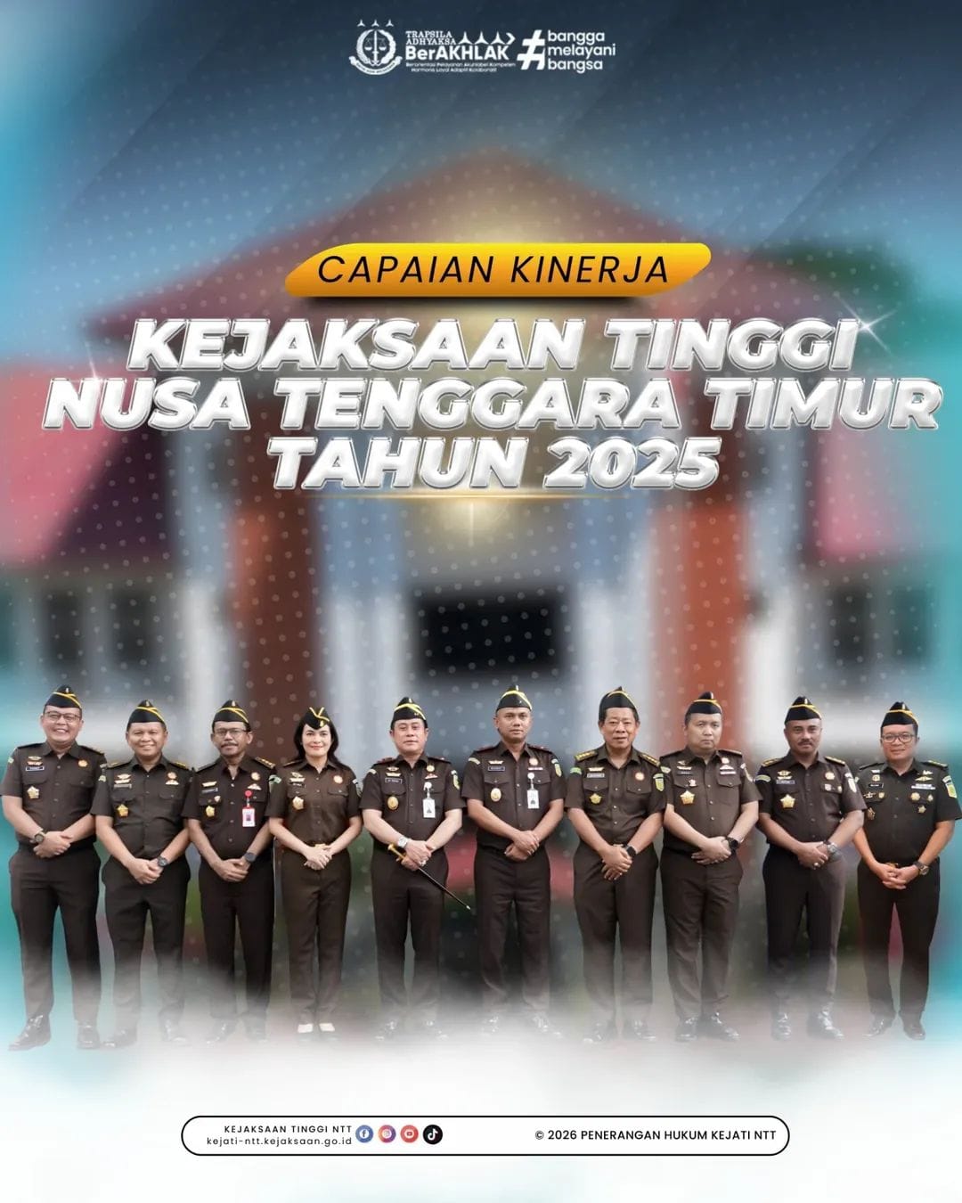 Kinerja Kejaksaan di NTT Melesat: Tancap Gas di Semua Lini, Penindakan hingga Pelayanan Hukum Catat Capaian Fantastis