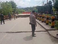 Akses Lumpuh! Oprit Jembatan Naibonat Amblas, Jalur Trans Timor Dialihkan