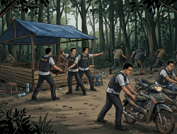 Gerebek Sabung Ayam di Hutan Jati Raihenek, Polres Belu Amankan 3 Motor