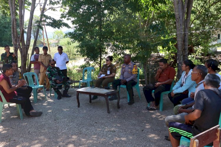 Kapolres Kupang Turun Tangan Redam Konflik Fatuleu, Buka Dialog Damai hingga Kerahkan 100 Personel