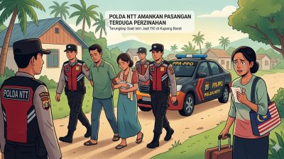 Polisi Amankan Pasangan Terduga Perzinahan di Kupang, Terungkap Dugaan Hubungan Gelap Saat Istri Jadi TKI Polisi Amankan Pasangan Terduga Perzinahan di Kupang, Terungkap Dugaan Hubungan Gelap Saat Istri Jadi TKI