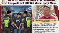 DPO Kejari Medan Tertangkap! Korupsi Kredit KUR BRI Rp6,2 Miliar