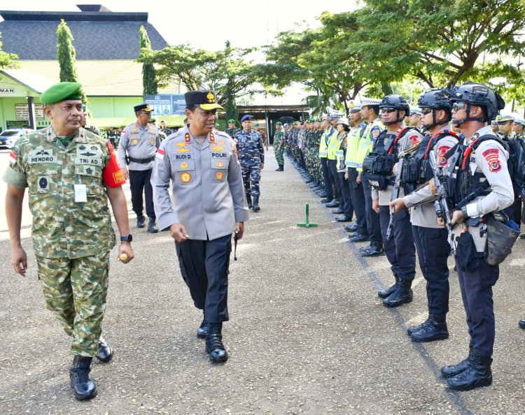 Kapolda NTT dan Danrem 161/Wira Sakti Pastikan Pengamanan VVIP Siap Total Sambut Kunker Wapres Gibran Kapolda NTT dan Danrem 161/Wira Sakti Pastikan Pengamanan VVIP Siap Total Sambut Kunker Wapres Gibran