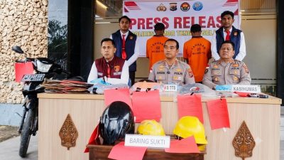 Menyamar Jadi Petugas PLN, Dua Pencuri Kabel di TTS Dibekuk Polisi Menyamar Jadi Petugas PLN, Dua Pencuri Kabel di TTS Dibekuk Polisi