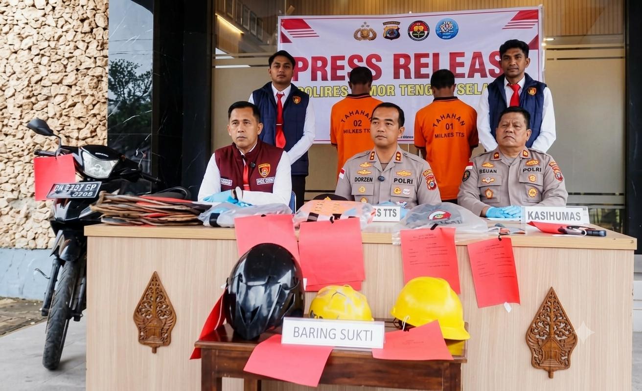 Menyamar Jadi Petugas PLN, Dua Pencuri Kabel di TTS Dibekuk Polisi Menyamar Jadi Petugas PLN, Dua Pencuri Kabel di TTS Dibekuk Polisi