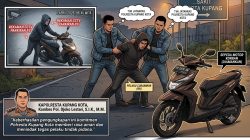 Polresta Kupang Ringkus Pelaku Curanmor di Parkiran Rumah Sakit