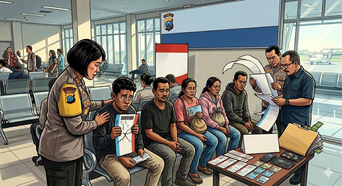 Tujuh PMI Ilegal Digagalkan di Bandara El Tari Kupang, Ada Anak di Bawah Umur Tujuh PMI Ilegal Digagalkan di Bandara El Tari Kupang, Ada Anak di Bawah Umur