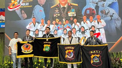 Bripda Igor Tong Harumkan Nama Polda NTT, Raih Medali Perunggu pada Kejurnas Taekwondo Kapolri Cup VII